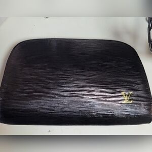 Louis Vuitton Louis Vuitton Epi Leather Dauphine MM Clutch TOILETRY MAKEUP BAG